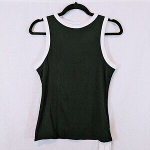 Commense Minimalist Black & White Tank Top Size M